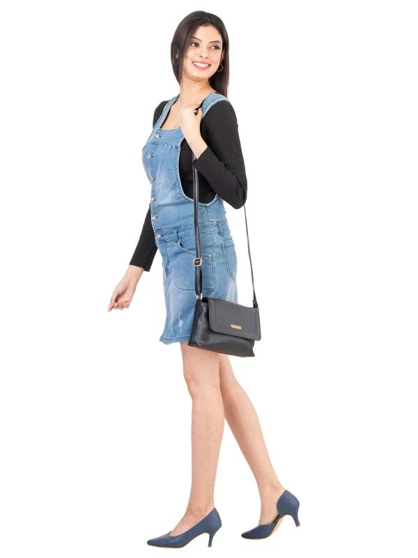 Ladies Black Sling Bag image 6