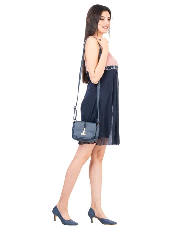 Blue Sling Bag For Ladies image 6