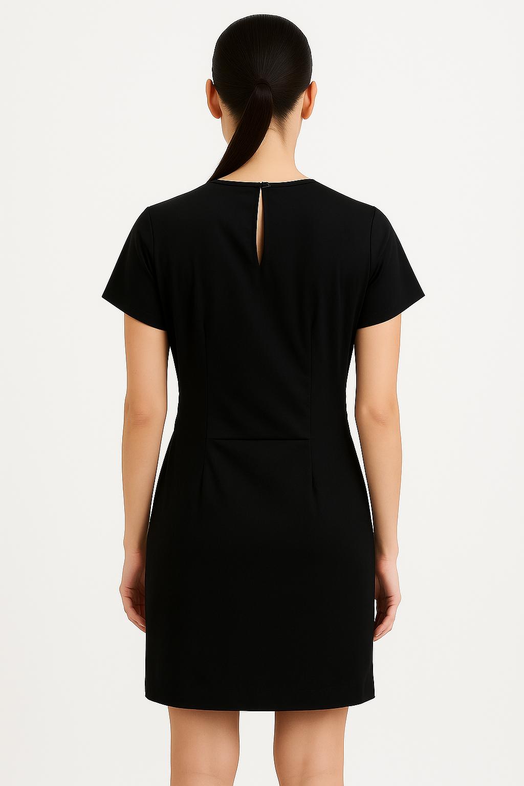 The Black Sculpt Dress ‚ÄÎ Effortlessly Commanding image 2