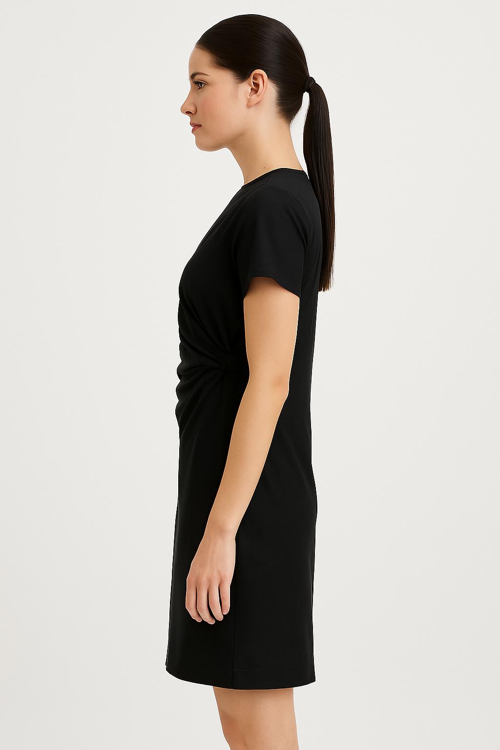 The Black Sculpt Dress ‚ÄÎ Effortlessly Commanding image 3