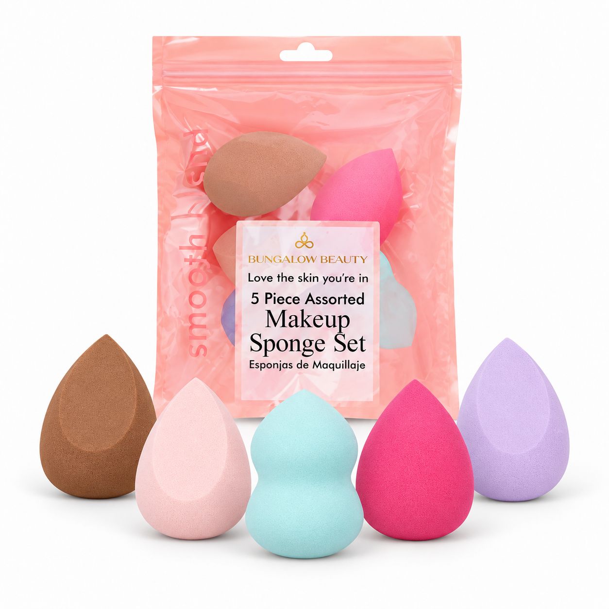 Makeup Blender Sponge Set, 5 Pieces image 4