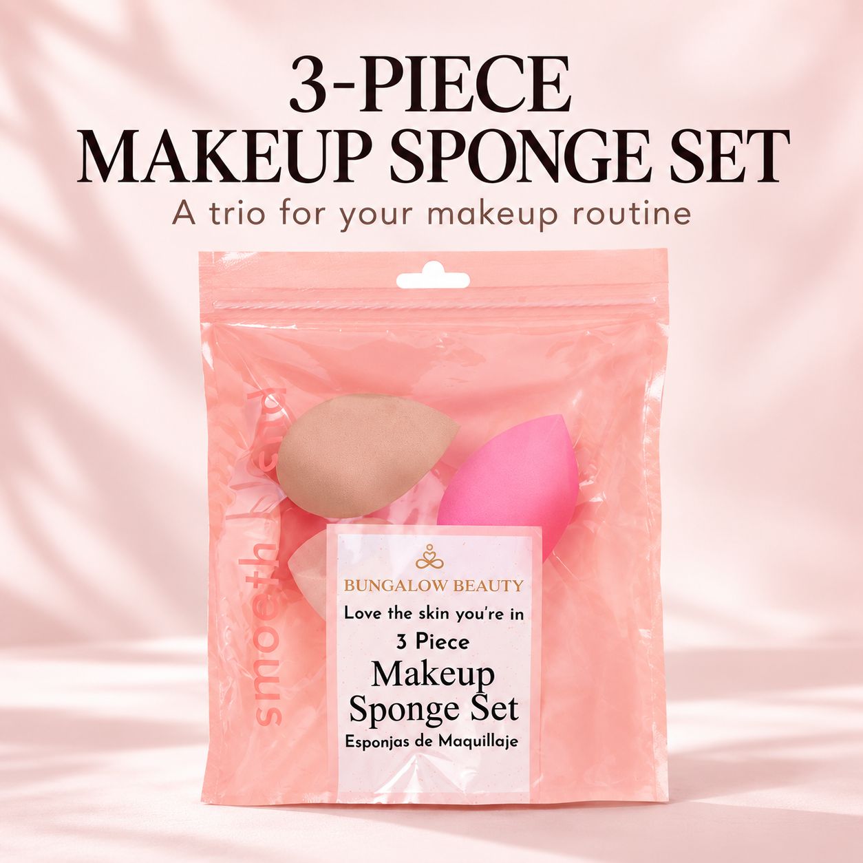 Makeup Blender Sponge Set, 3 Pieces image 3