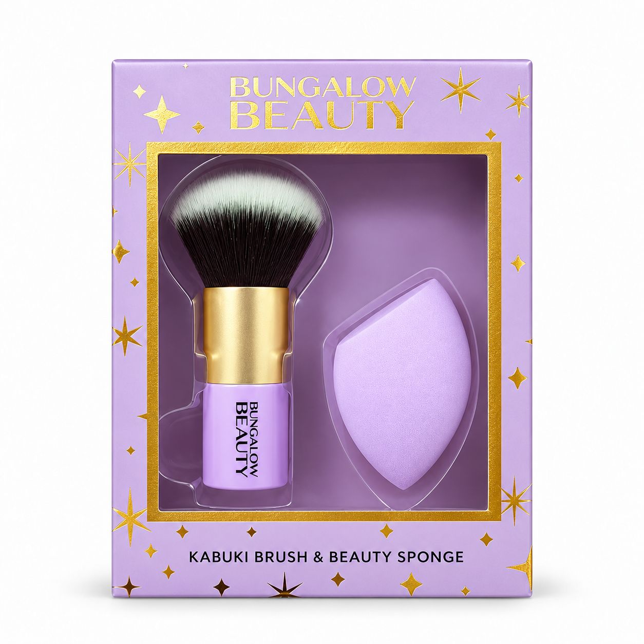 Premium Kabuki Brush & Blender Set (PURPLE) image 3