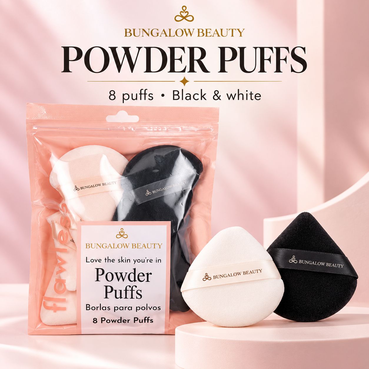 Triangle Powder Puff – Set Of 8 image 3