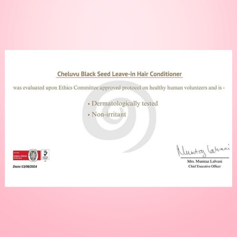 Cheluvu Black Seed Leave In Hair Conditioner image 5