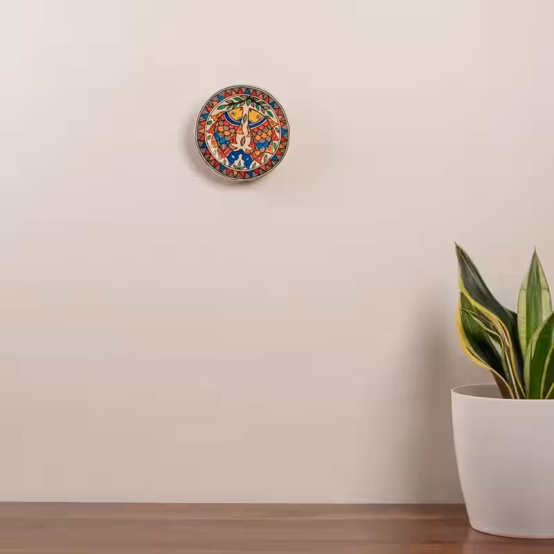 Madhubani Matsya (FISH) Décor Plate image 3