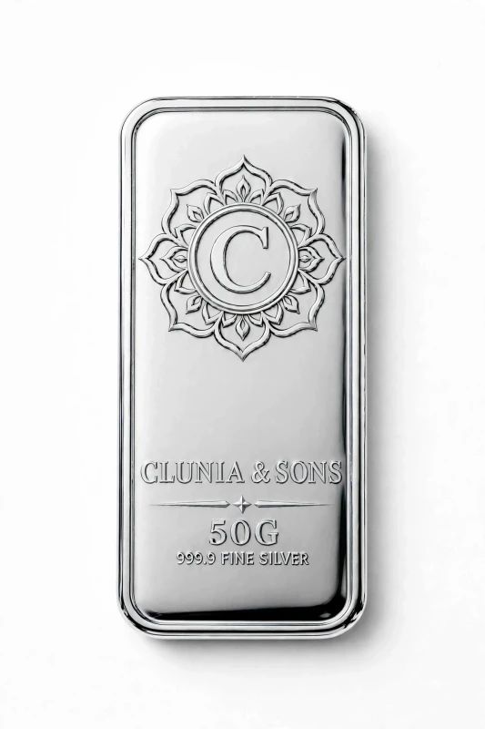 50 Gram Pure Silver Bar – 999.9+ Fine Silver | Entry-level Investment image 2
