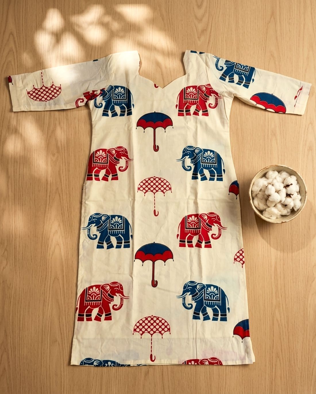 Slited Kurti With Lining image 2