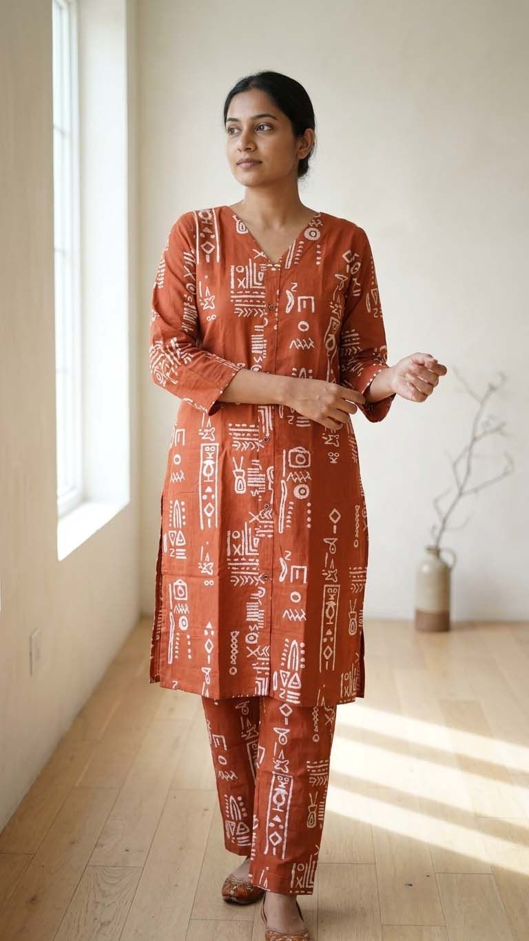 Cotton Co-ord Set image 3