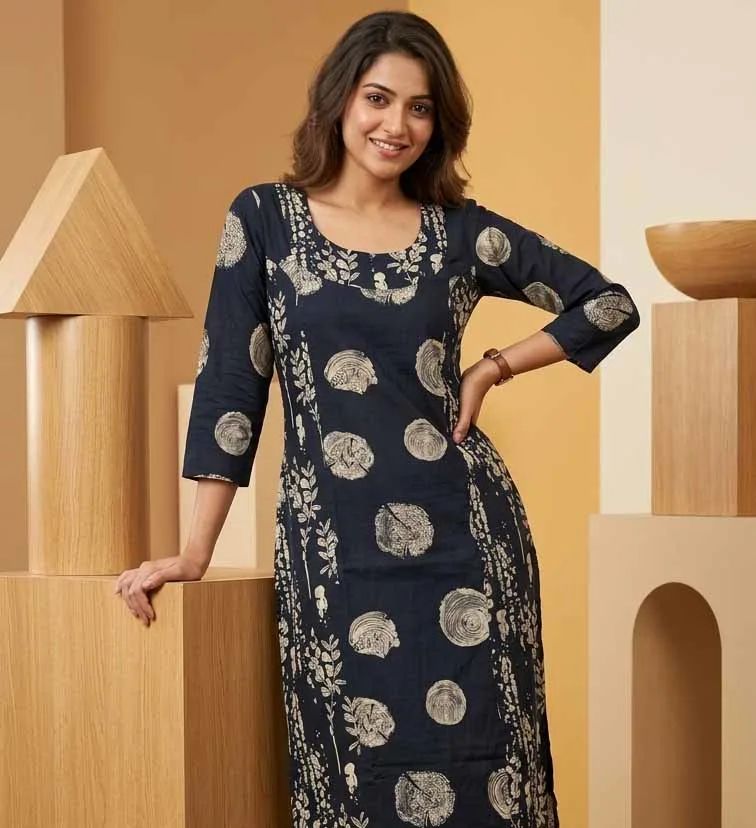 Black Cotton Co-ord Set image 2