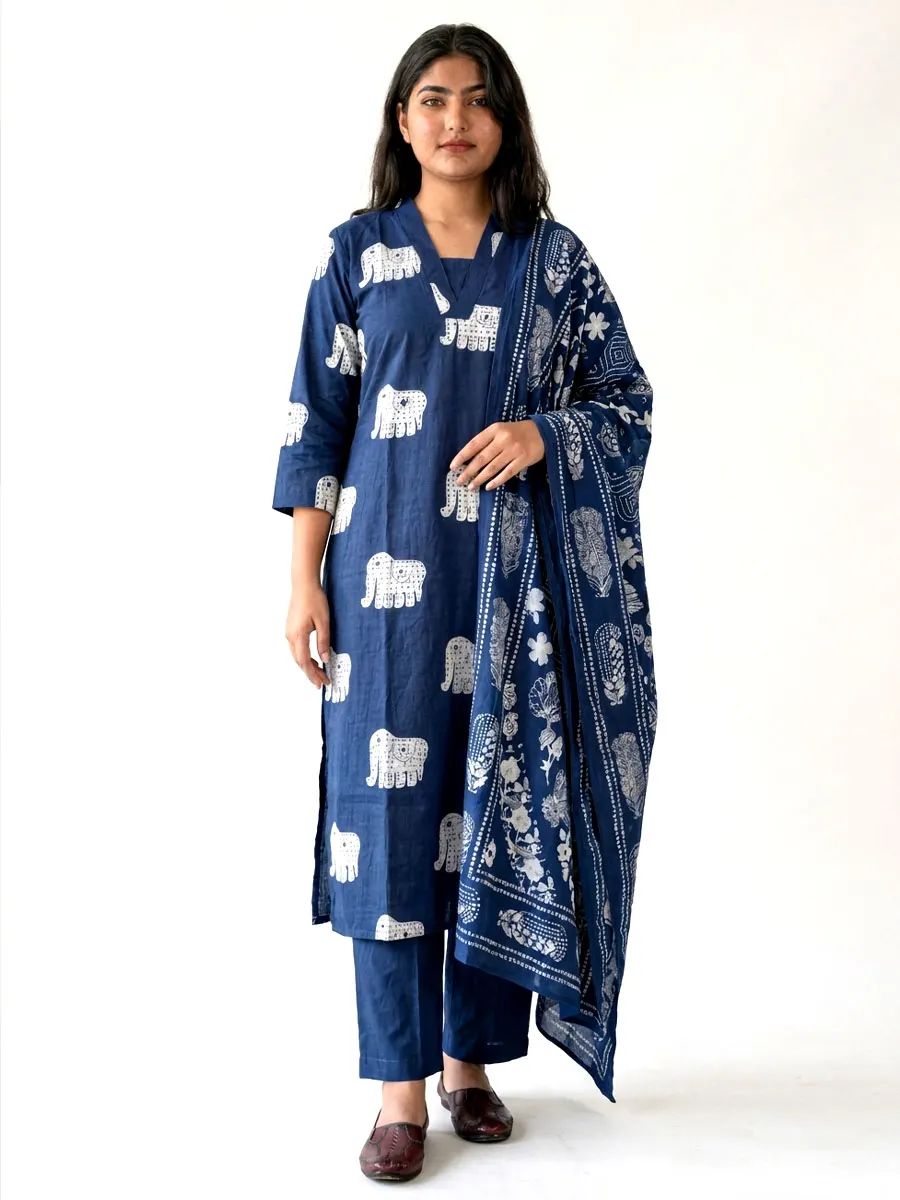 Cotton Churidar Set image 3