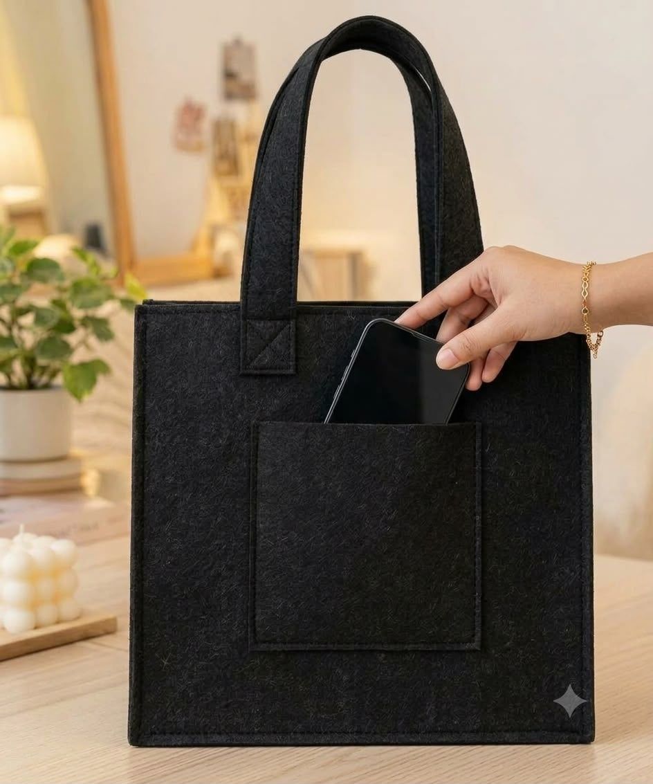 College & Office Aesthetic Tote | Must-have Daisy Tote Bag image 2