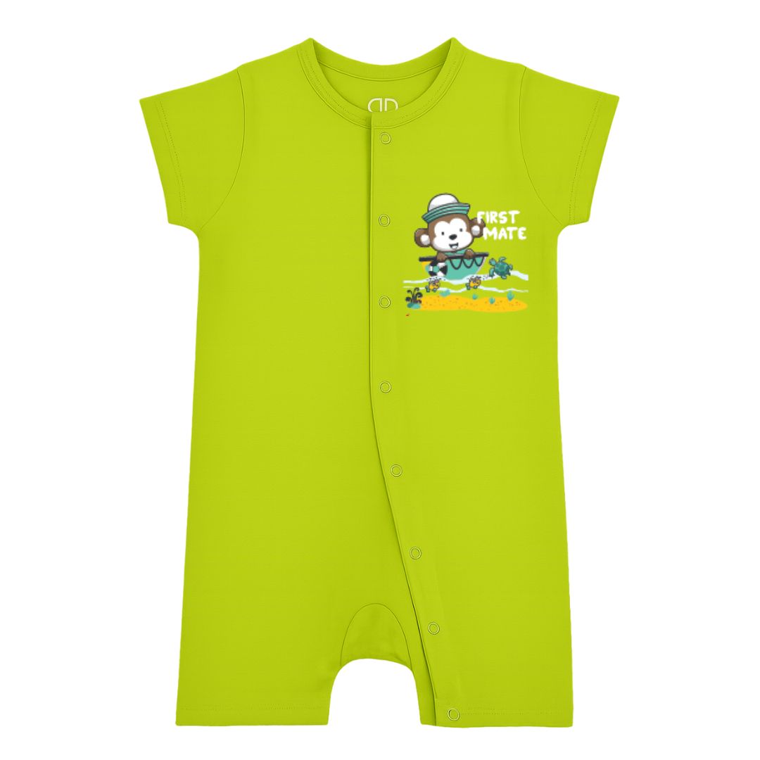 Ultra Soft And Comfortable Natural Cotton Unisex Rompers For Babies image 2