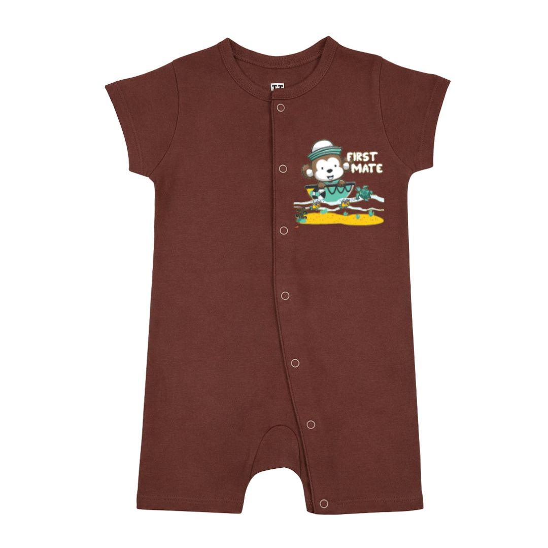 Ultra Soft And Comfortable Natural Cotton Unisex Rompers For Babies image 2