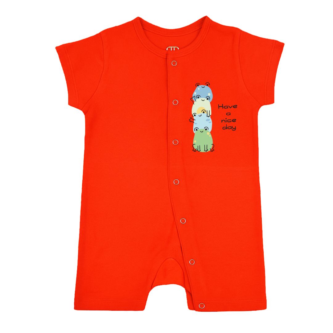 Easy Diaper Change Natural Cotton Unisex Rompers For Babies image 2