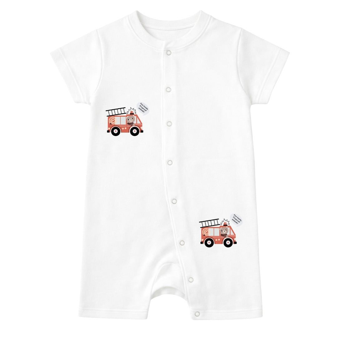 Mess-proof Natural Cotton Unisex Rompers For Babies image 2