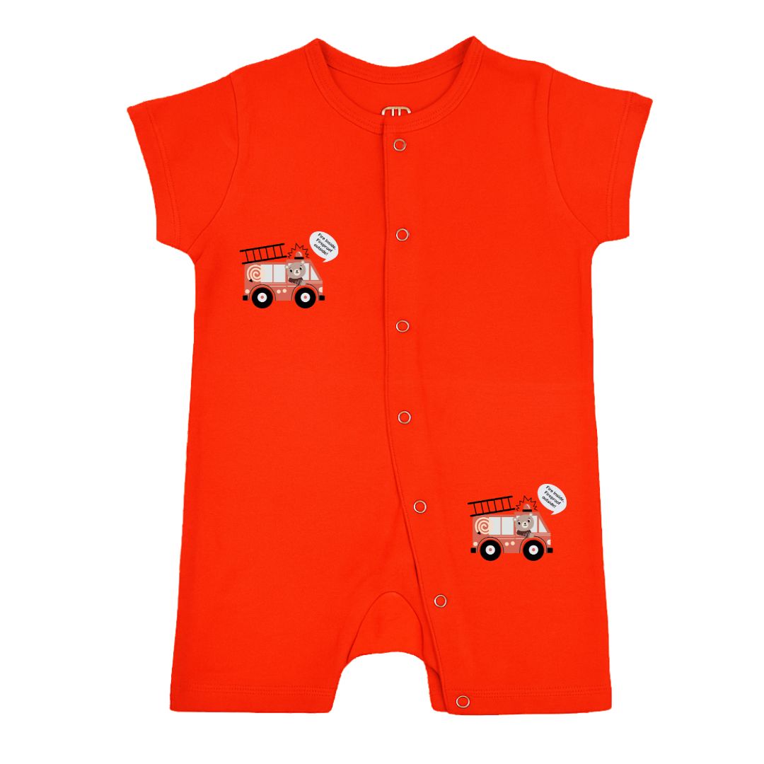 Mess-proof Natural Cotton Unisex Rompers For Babies image 2