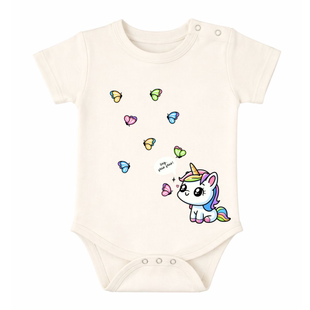 Spill-proof Natural Cotton Unisex Onesies For Babies