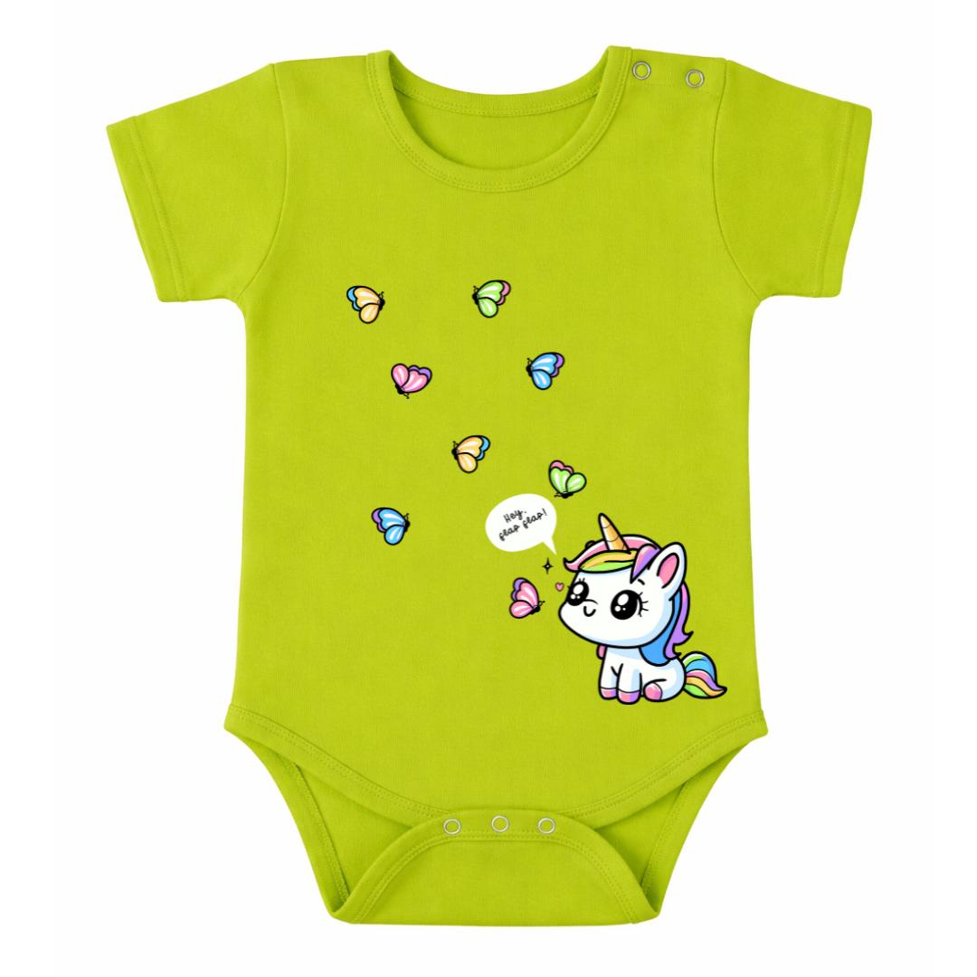 Spill-proof Natural Cotton Unisex Onesies For Babies