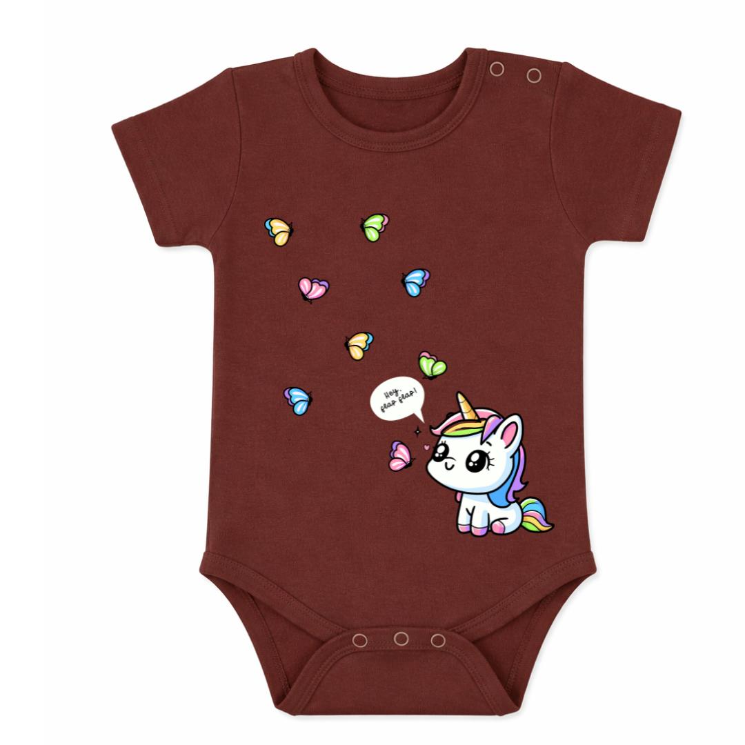 Spill-proof Natural Cotton Unisex Onesies For Babies