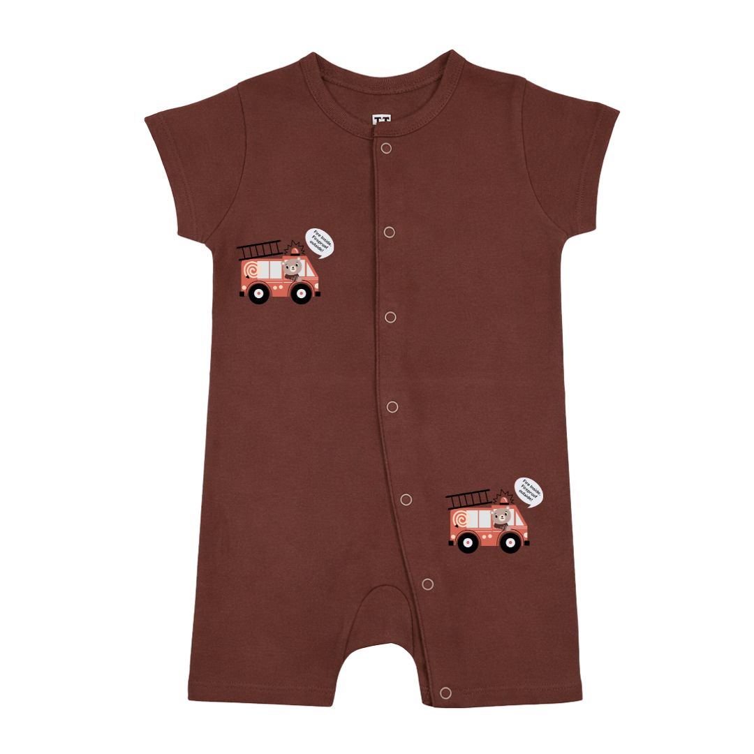 Mess-proof Natural Cotton Unisex Rompers For Babies image 2