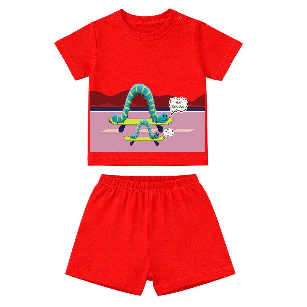 Mess-proof Natural Cotton Unisex Baby & Kids Co-ord Set (0‚3 Years) image 2