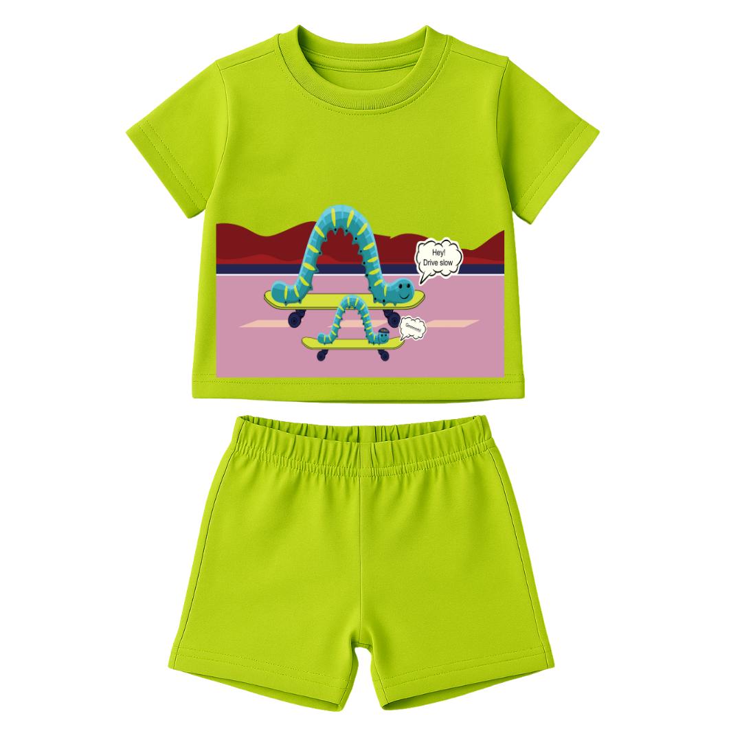 Mess-proof Natural Cotton Unisex Baby & Kids Co-ord Set (0‚5 Years) image 2