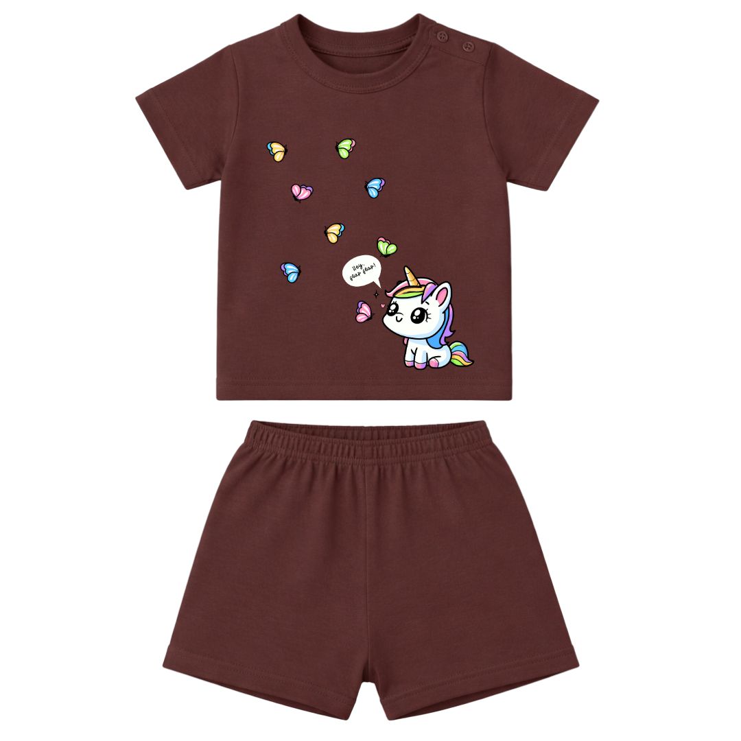 Spill-proof Natural Cotton Unisex Baby & Kids Co-ord Set (0‚5 Years) image 2