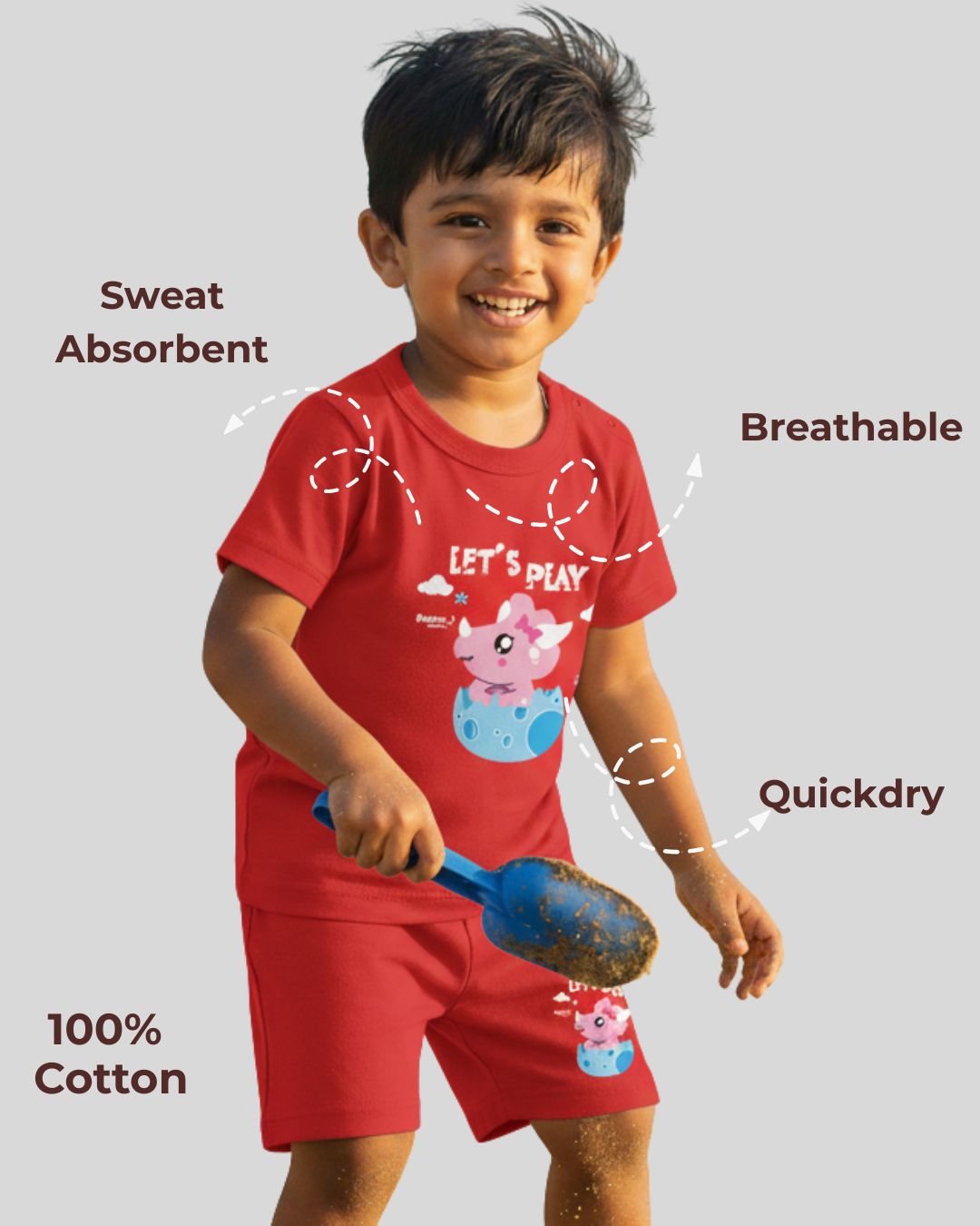 Cloud Soft Natural Cotton Unisex Baby & Kids Co-ord Set (0‚5 Years)