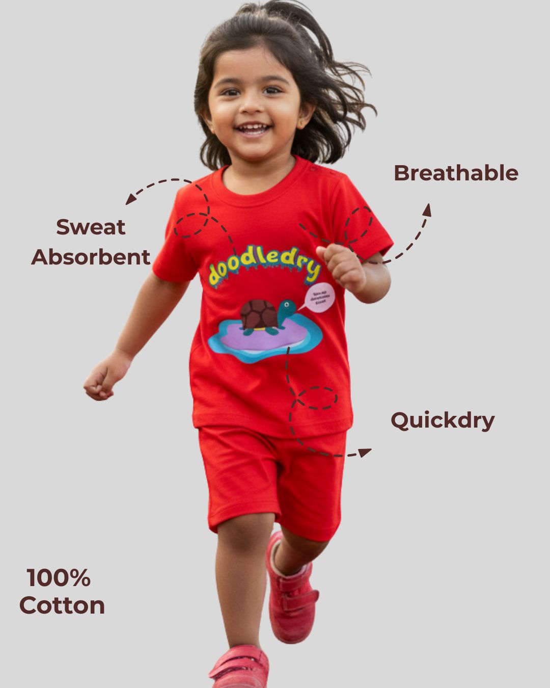 Feel Fresh Natural Cotton Unisex Baby & Kids Co-ord Set (0‚3 Years)