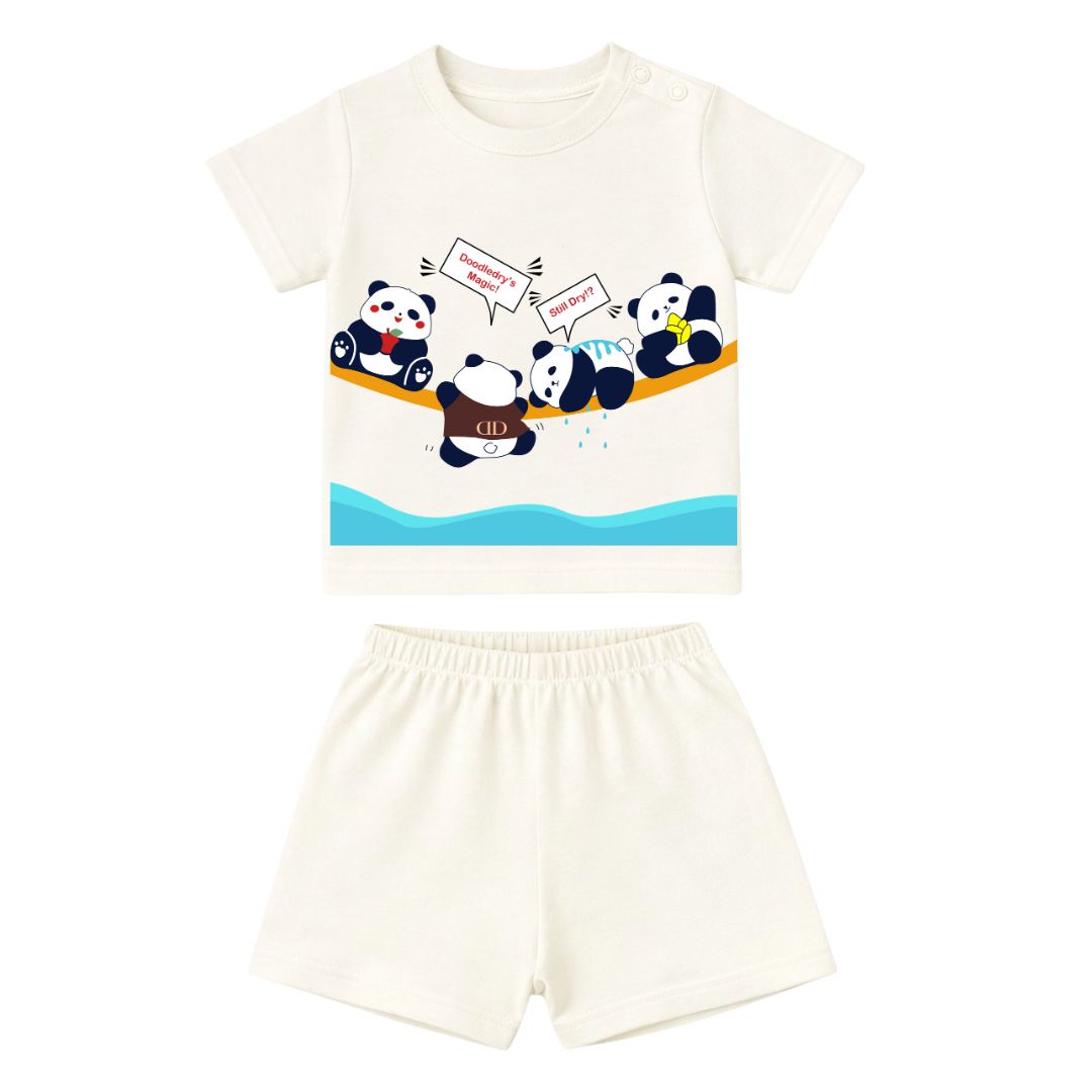 Spill-proof Natural Cotton Baby & Kids Co-ord Set (0‚5 Years) image 2