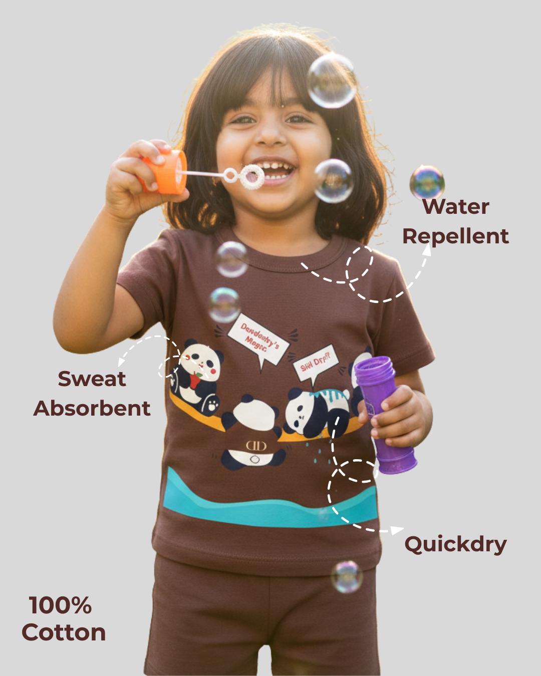 Spill-proof Natural Cotton Baby & Kids Co-ord Set (0‚5 Years)