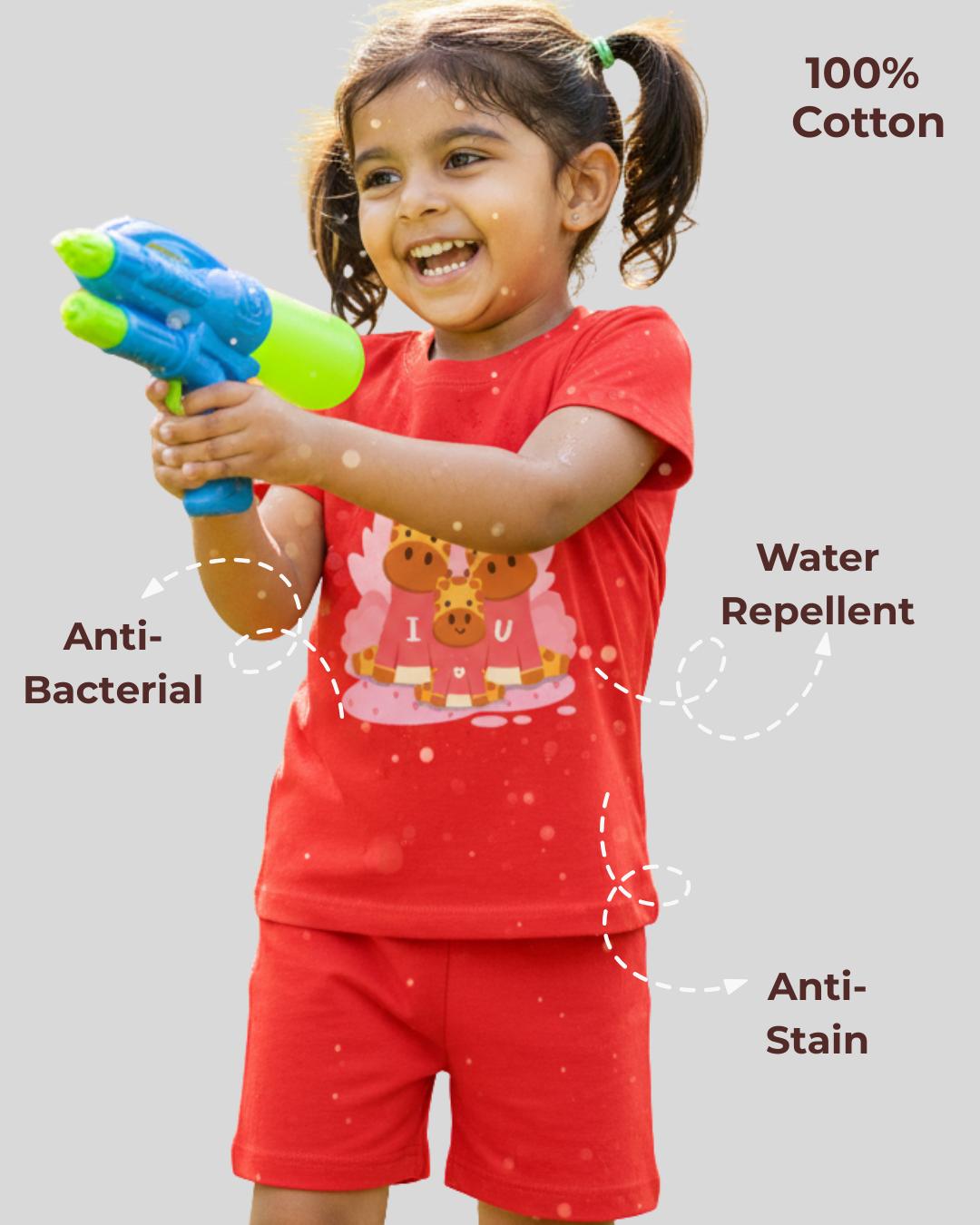 Mess-proof Natural Cotton Baby & Kids Co-ord Set (0‚3 Years)