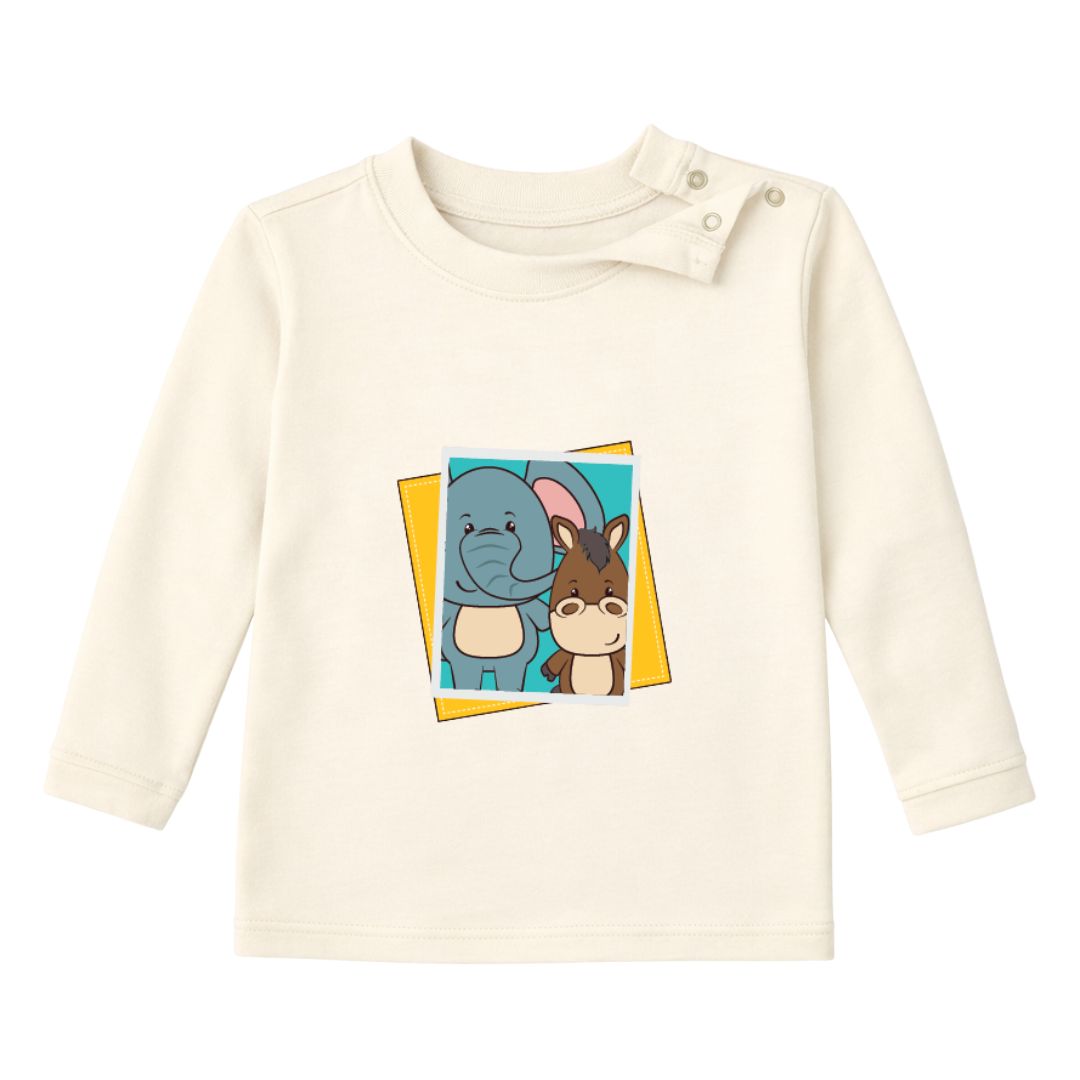Soft & Comfortable Natural Cotton Unisex Baby & Kids Co-ord Set (0‚5 Years) image 2