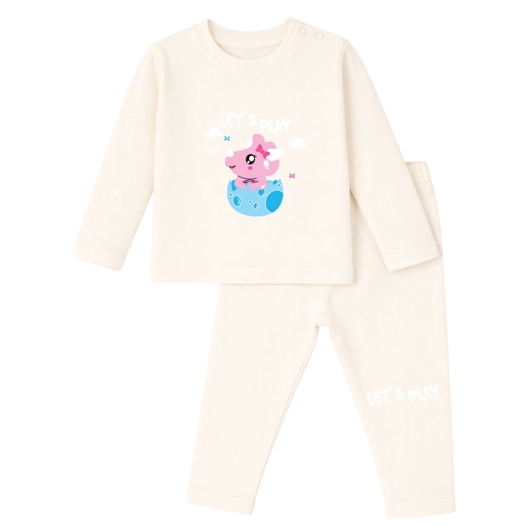 Adventure-ready Natural Cotton Unisex Baby & Kids Co-ord Set (0‚5 Years)