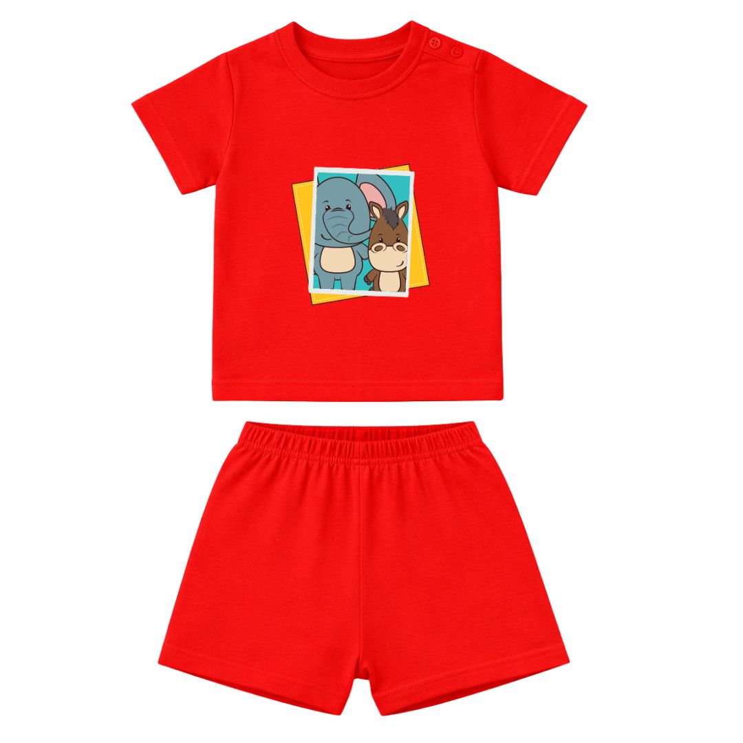Flexible Fit Natural Cotton Unisex Baby & Kids Co-ord Set (0‚3 Years) image 2