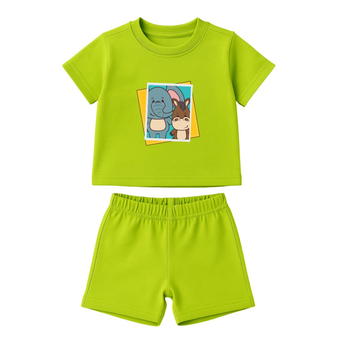 Flexible Fit Natural Cotton Unisex Baby & Kids Co-ord Set (0‚5 Years) image 2