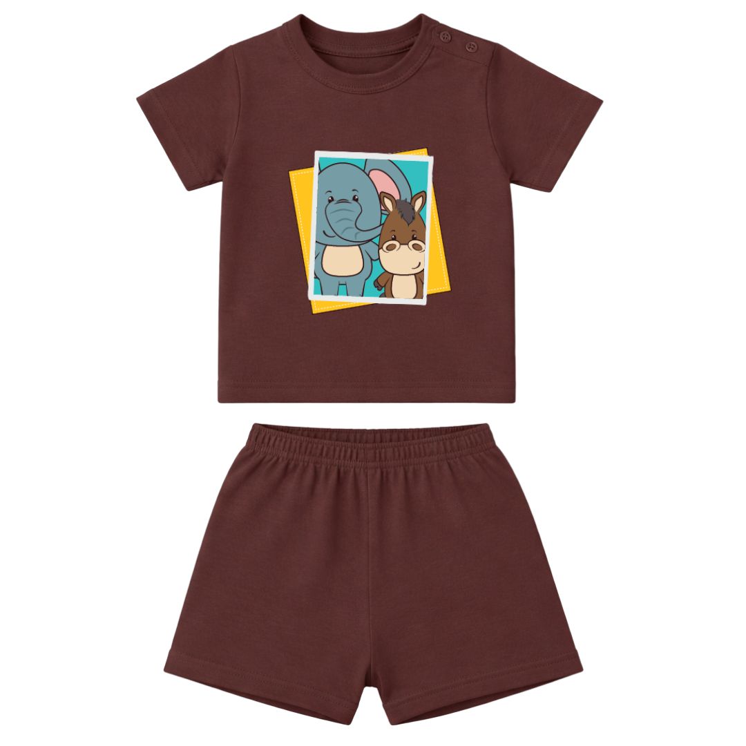 Flexible Fit Natural Cotton Unisex Baby & Kids Co-ord Set (0‚5 Years) image 2