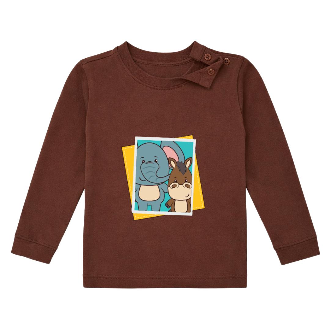 Soft & Comfortable Natural Cotton Unisex Baby & Kids Co-ord Set (0‚5 Years) image 2
