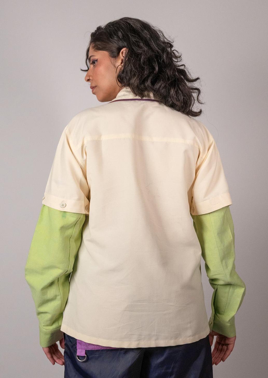 Binary Berry Panel Shirt-unisex image 2