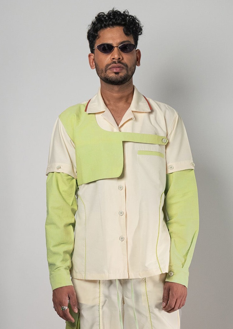 Binary Berry Panel Shirt-unisex image 4