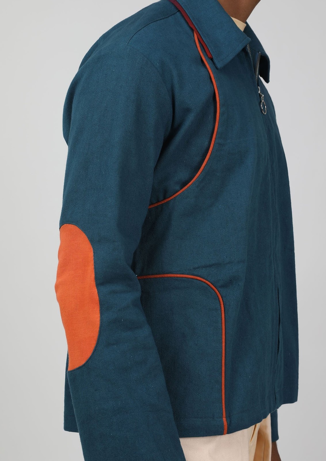 Crystal Teal Panel Shacket-unisex image 2