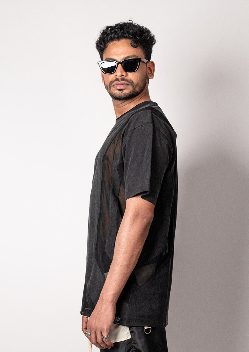 Carbon Veil Oversized Tee-unisex image 3
