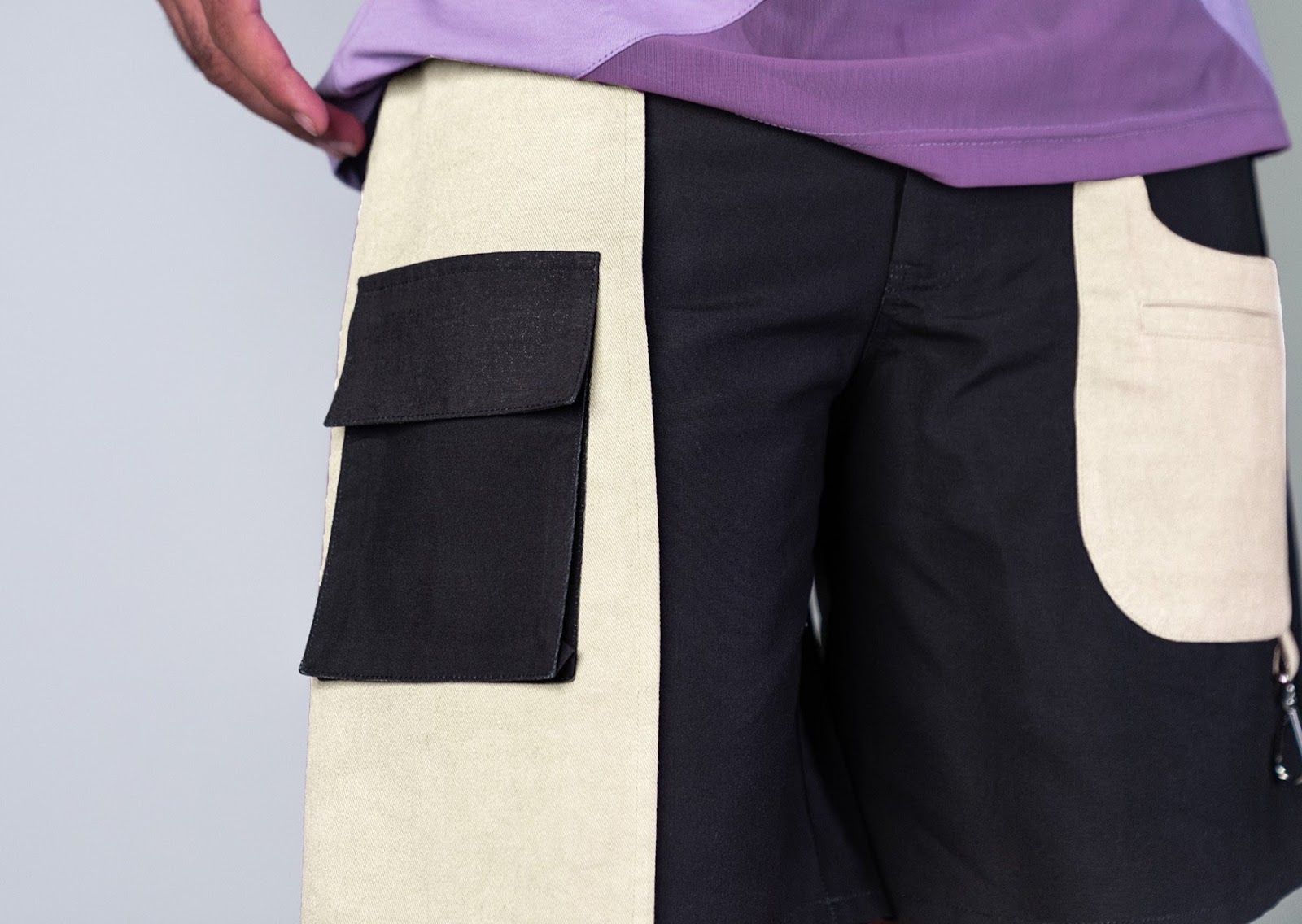 Carbon Butter Utility Shorts-unisex image 3