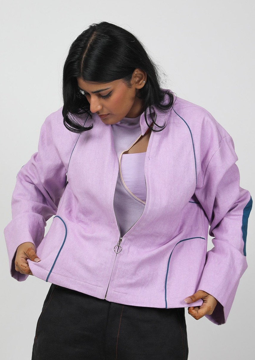 Orchid Haze Panel Shacket-unisex image 5