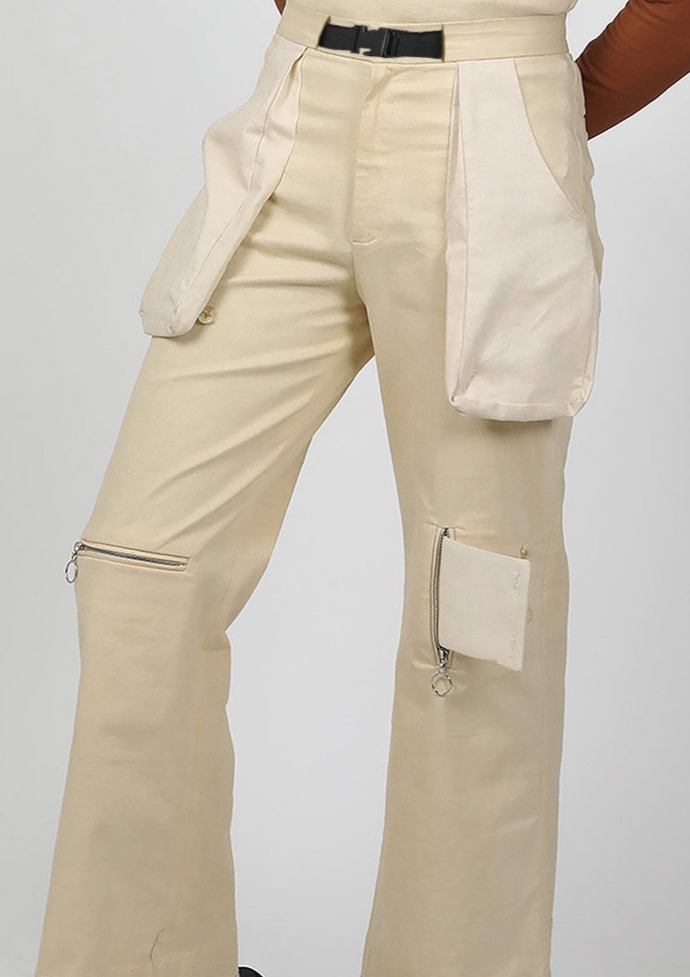 Butter Cream Flared Cargo image 3