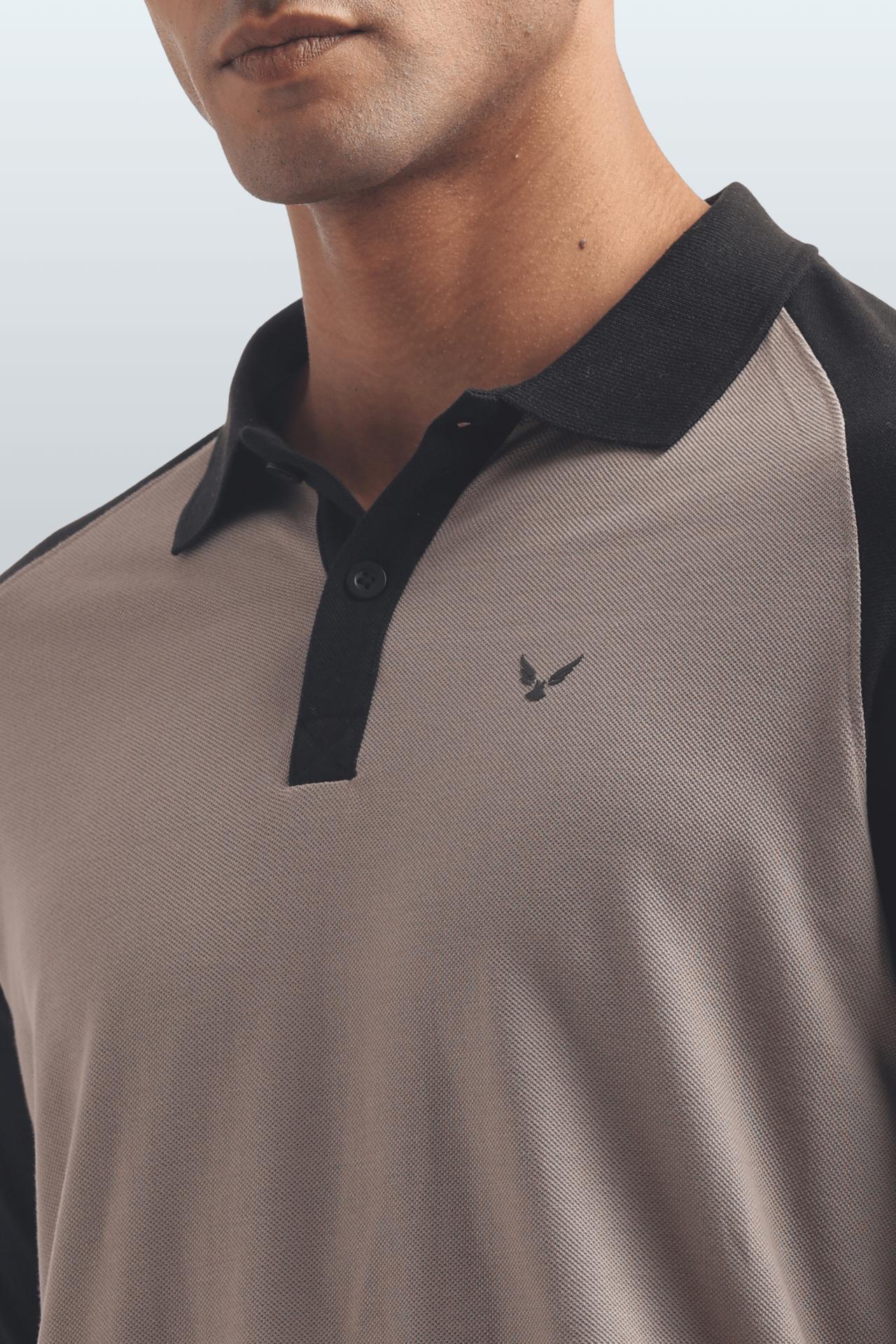 Men's Reglon Sleeve Cotton Rich Polo T-shirt - Beige image 5