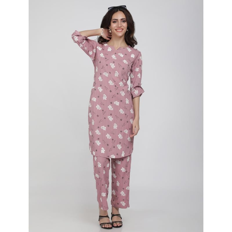 Eayaa Fashion Women's Supersoft Velvet Silk Co-ord Set image 3