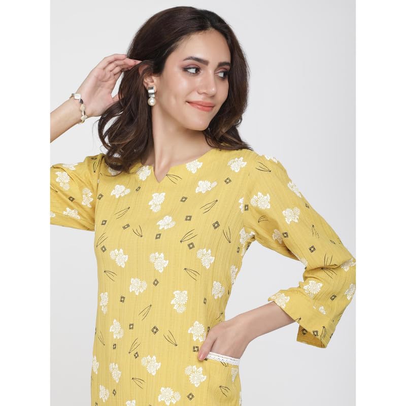 Eayaa Fashion Women's Kurti Co-ord Set With Functional Pockets image 2
