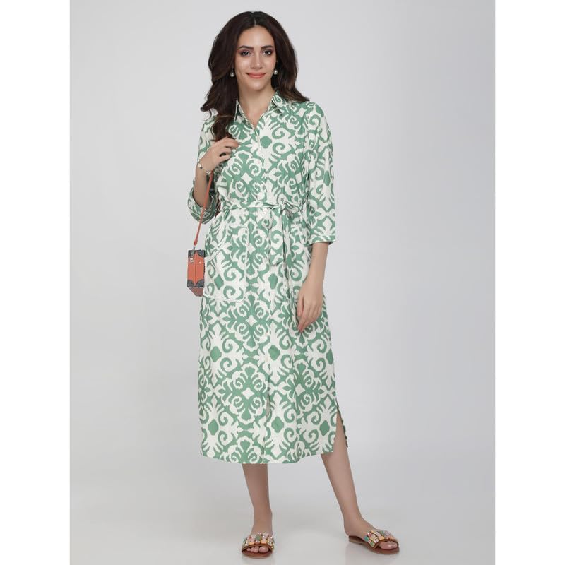 Eayaa Fashion Cotton Kota Long Dress For Women image 3